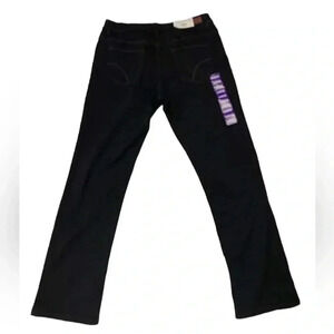 Parasuco 2016 Modern Fit Straight Leg Stretchy Black  Pants Size 14